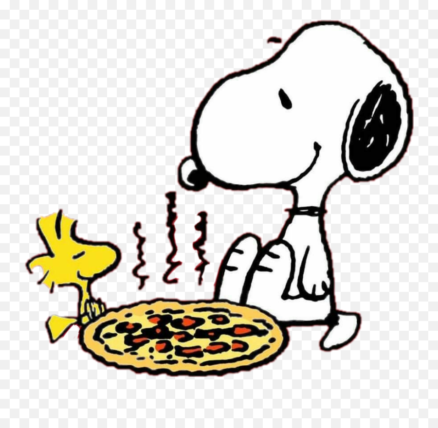 Cartoonsnoopypeanuts Sticker By Nrggiulia83 - Pizza Snoopy Emoji,Funnel Cake Emoji