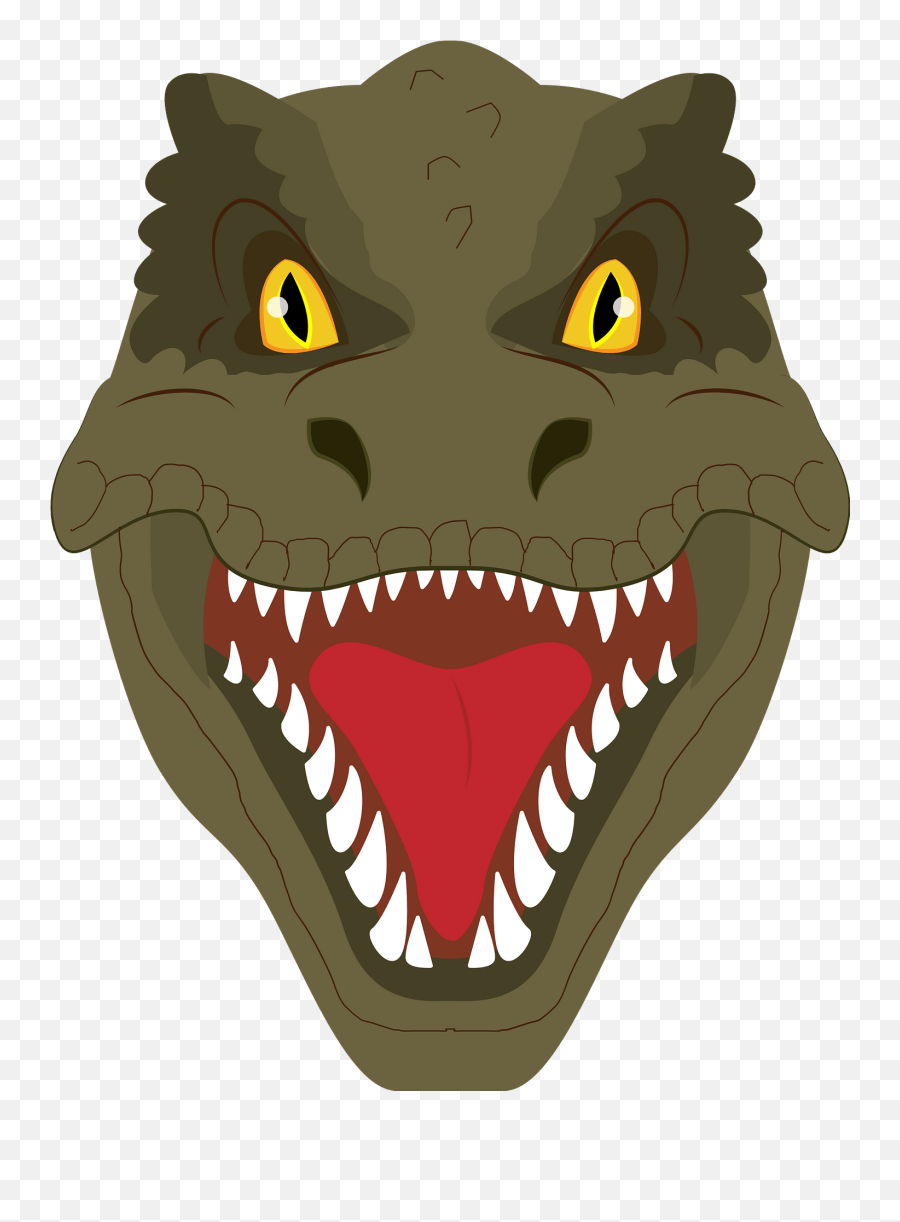 T Rex Face Clipart - T Rex Mask Printable Emoji,T Rex Emoji