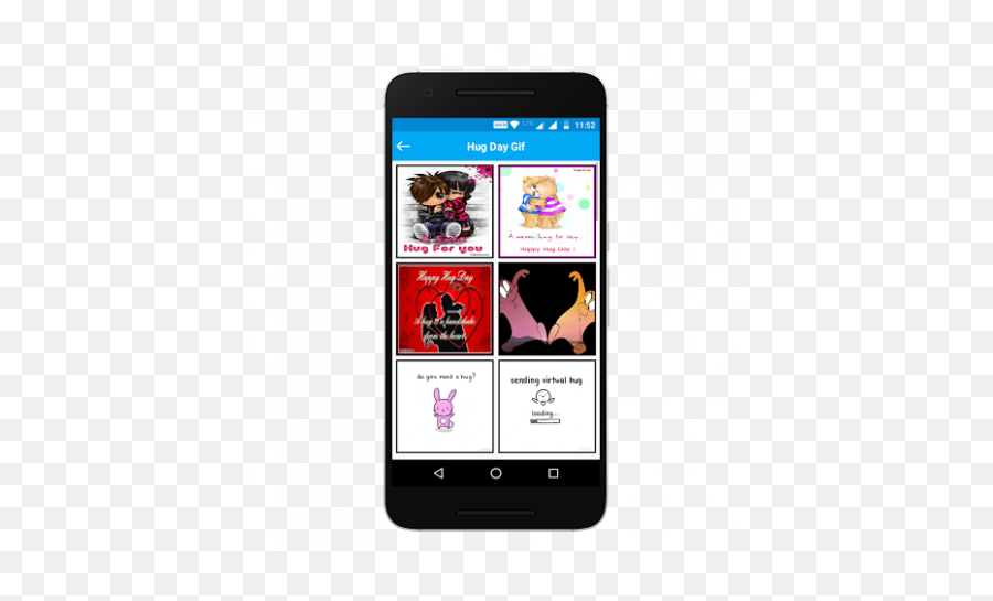 Hug Day Gif 1 - Iphone Emoji,Hugs Emoji Android