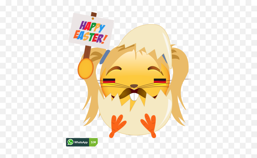 Lustiges Emoji Mit Deutschland Flaggen Makeup Und Hasenmund - Happy,Emoji Makeup