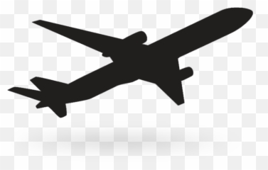 Black Transparent Airplane Png Clipart - Airplanes Emoji