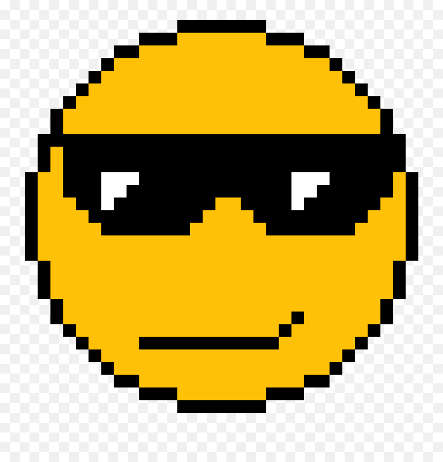 Pixilart - Pixel Art Awesome Face Emoji,Emoticon 3