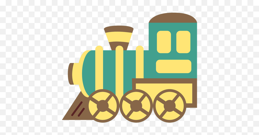 Train Engine Toy Flat - Transparent Png U0026 Svg Vector File Cylinder Emoji,Train Emoticon