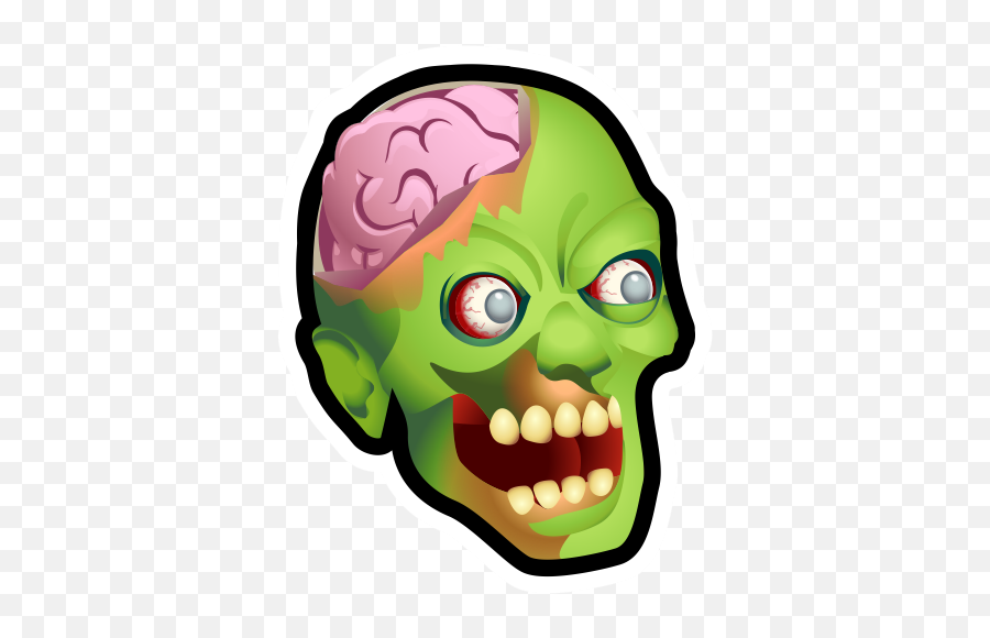 Horror Zombie Monster - Supernatural Creature Emoji,Monster Emojis