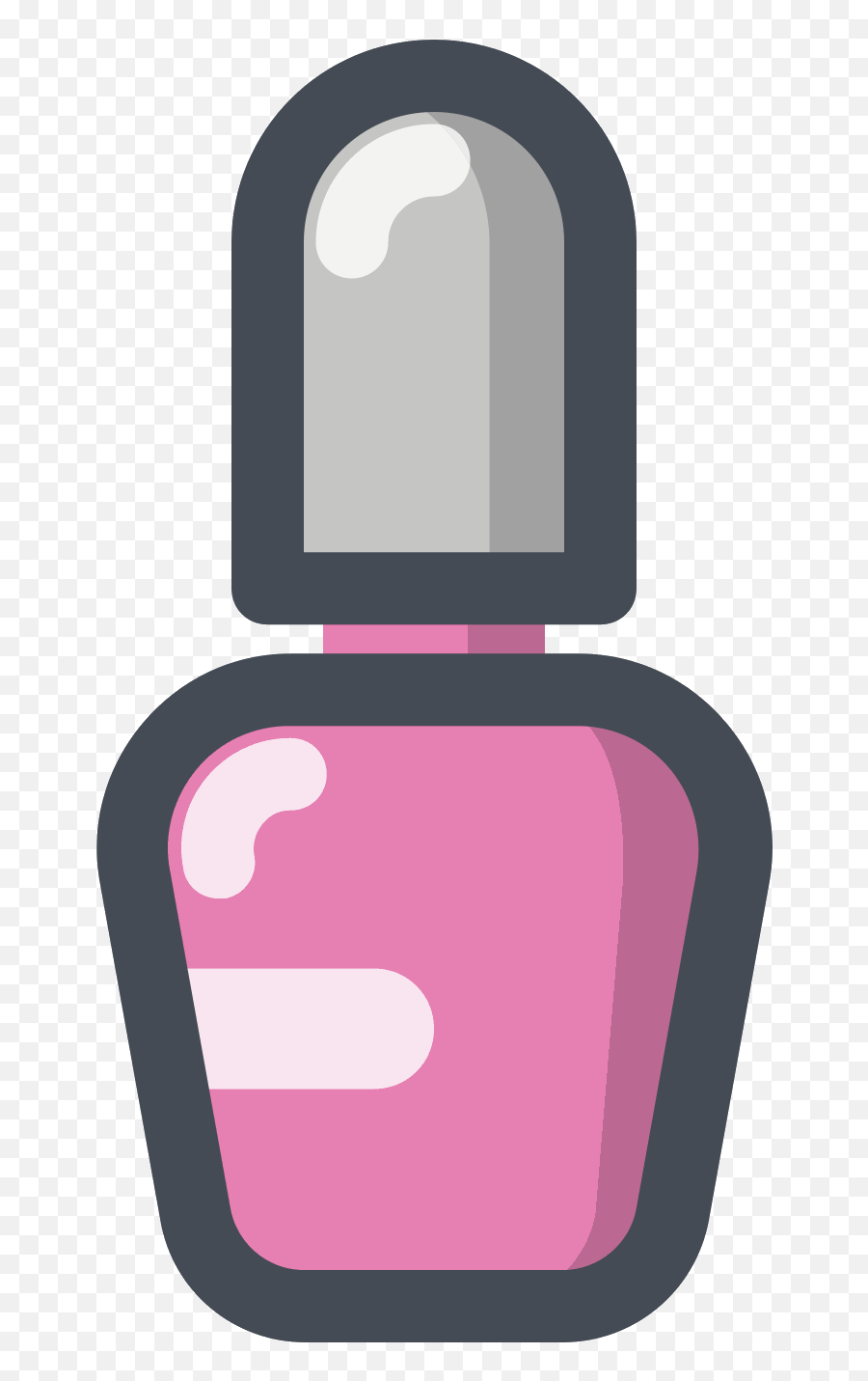 Nail Polish Png - Pink Nail Polish Png Emoji,Nail Biting Emoji