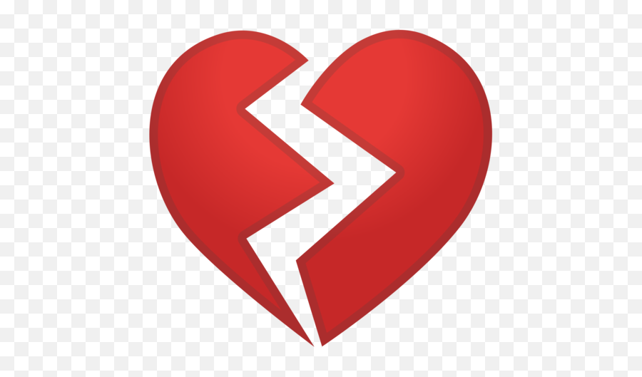 Broken Heart Emoji - Broken Heart Icon Png,All Heart Emojis