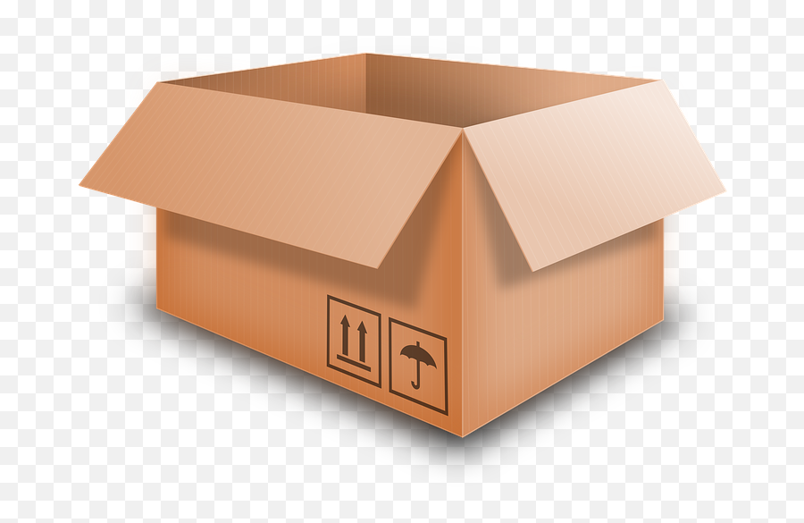 Box Cardboard Packing - Karton Png Emoji,Cardboard Box Emoji