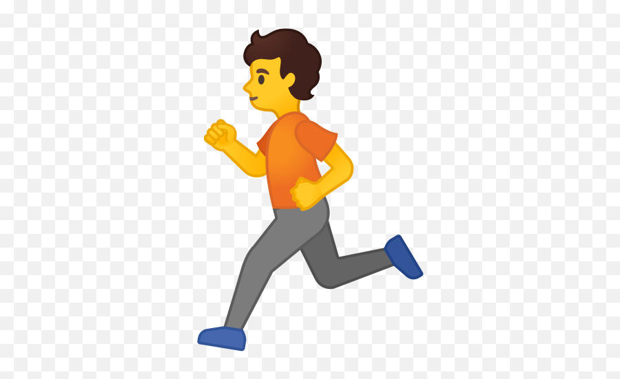 Person Running Emoji - Running Emoji,Arms Up Emoji