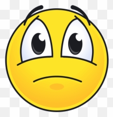 Cute Sad Emoticon - High Smiley Face Emoji,Emoji Triste