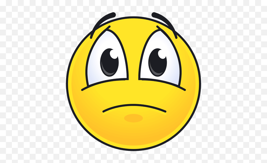 Cute Sad Emoticon - High Smiley Face Emoji,Emoji Triste