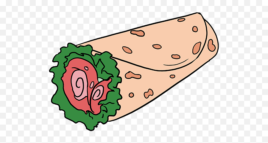 How To Draw A Burrito - Easy To Draw Burritos Emoji,Burrito Emoji