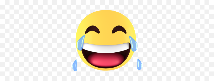 Tears Of Joy - Smiley Emoji,3d Emoji