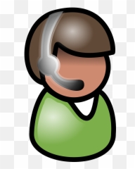 Boy Man Headphone Call Center Helpdesk - Greet Customers Calling On The Phone Emoji