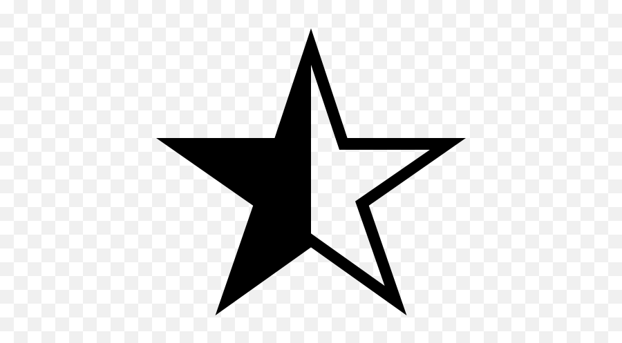 Star Icon Text At Getdrawings - Draw A Half Star Emoji,White Star Emoji