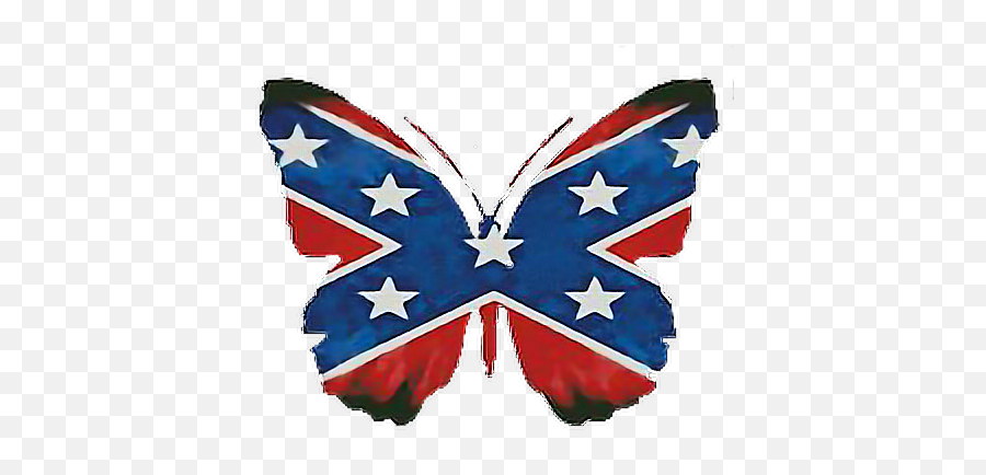 Butterfly Insect Confederate Flag - Zarzdzanie Kryzysowe Unii Europejskiej Emoji,Confederate Emoji