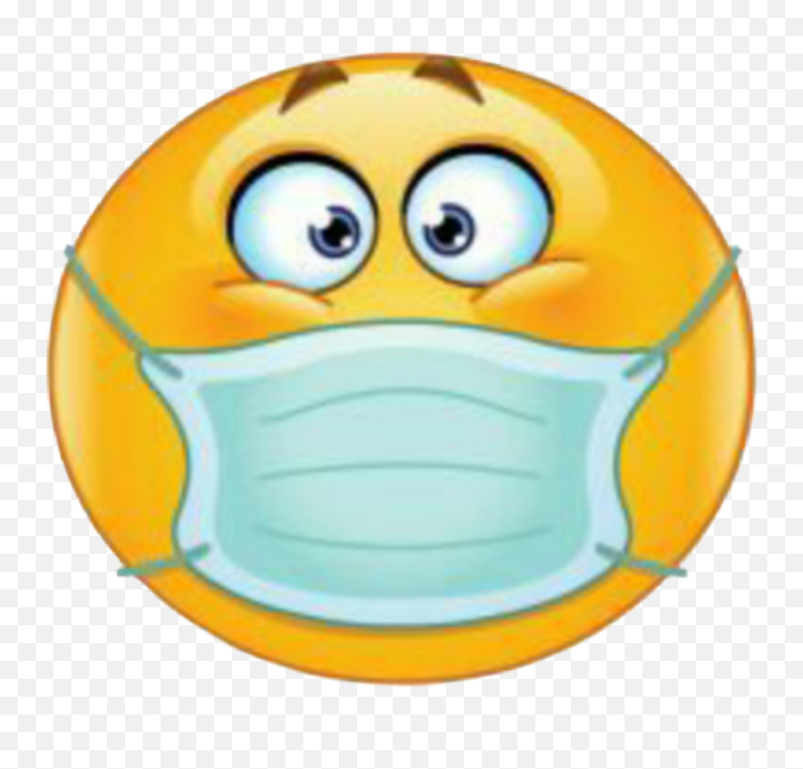 Doctor Dentist Emoticon Smile - Cartoon Face With Surgical Mask Emoji,Doctor Emoticon