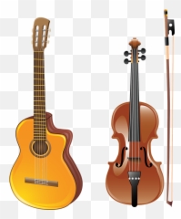 3 Free Guitar Music Images - Violin And Emoji