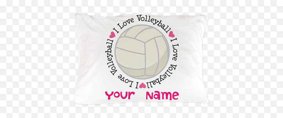 Volleyball Team T - Throw Pillow Emoji,Softball Emoji Pillow