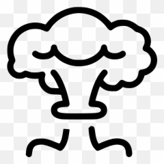 Mushroom Cloud Logo - Transparent Clip Art Emoji
