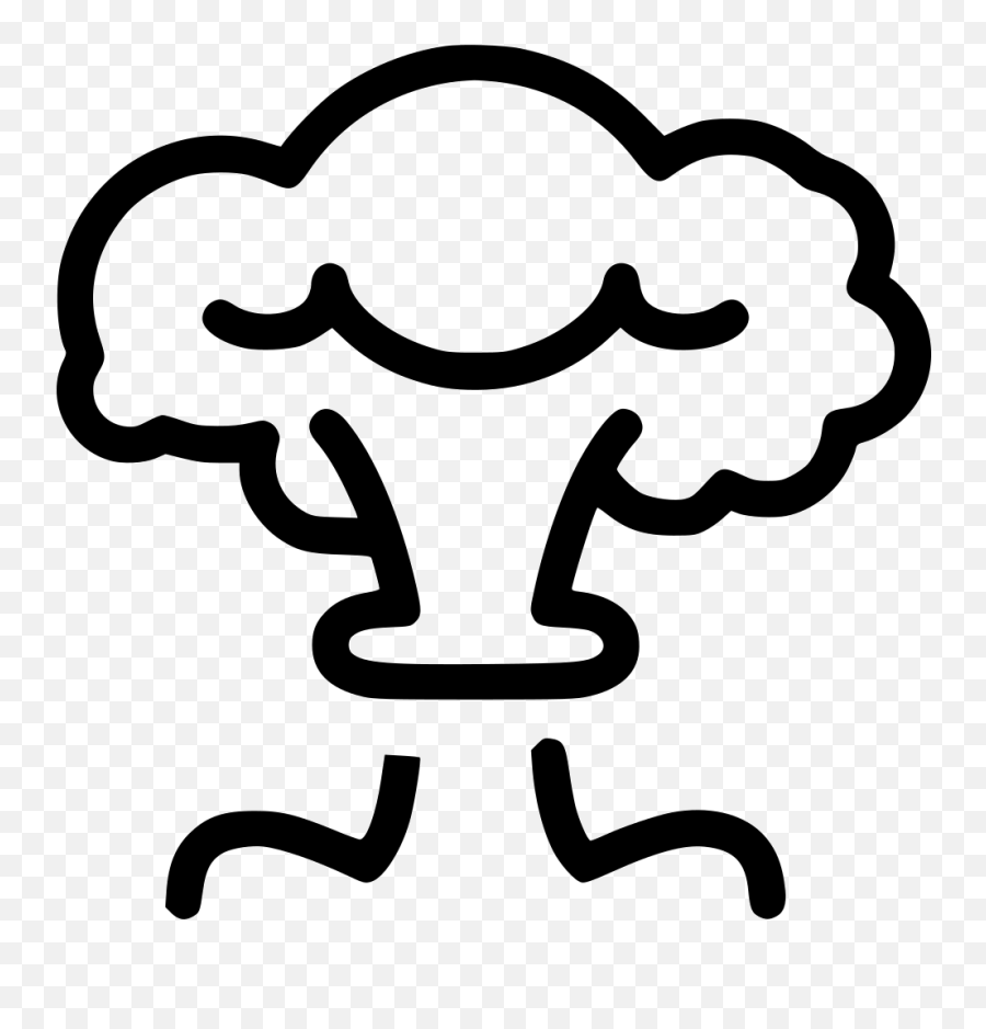 Mushroom Cloud Logo - Transparent Mushroom Cloud Clip Art Emoji,Mushroom Cloud Emoticon