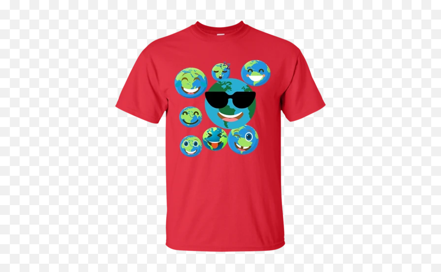 Emoji Emotion Cute Earth Smileys Fac Faces Earth Day Shirt - Funny Lsu Shirts,Earth Emoji