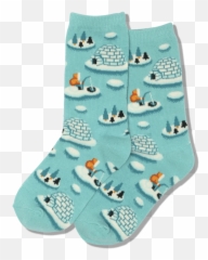 Kidu0027s Igloos Crew Socks - Mint SM Christmas Stocking Emoji