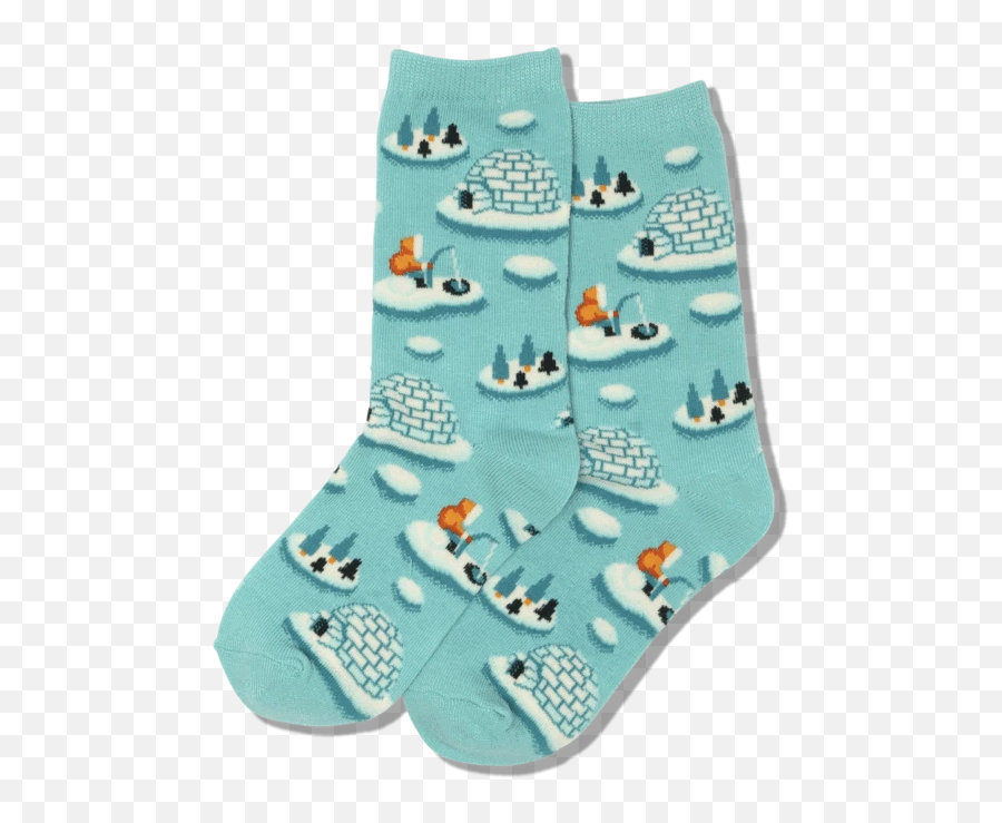 Kidu0027s Igloos Crew Socks - Mint Sm Christmas Stocking Emoji,Igloo Emoji