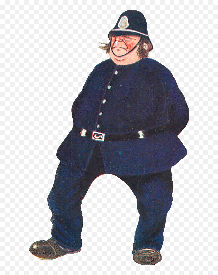 Policeman Police Retro Vintage Man - Standing Emoji,Policeman Emoji