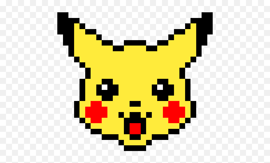 Pixilart - Easy Pikachu Pixel Art Emoji,Train Emoticon