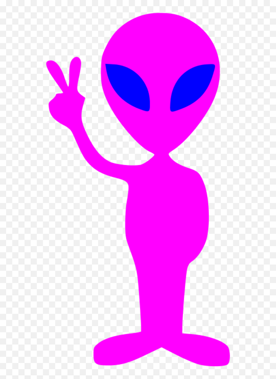 Unhappy Alien Clipart - Alien Clipart Emoji,Purple Alien Emoji