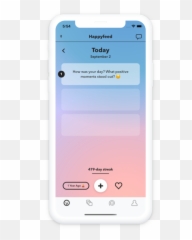 Happyfeed - Daily Gratitude Journal App for iPhone and Android Screenshot Emoji