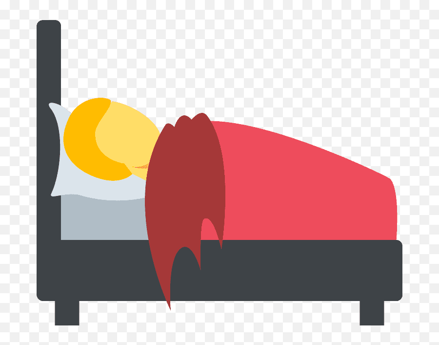 Person In Bed Emoji Clipart - Men In Bed Emoji,Sleeping Emoji Android