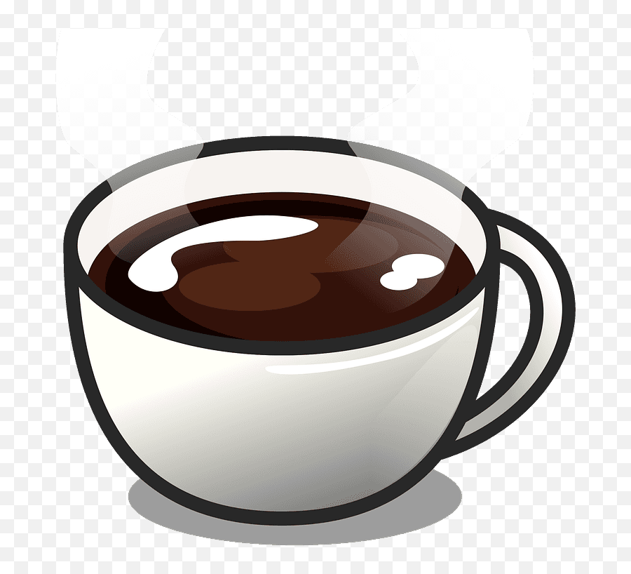 Hot Beverage Emoji Clipart - Coffee Emoji,Beverage Emoji