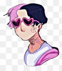 Lil Peep Lilpeep Trap Sticker - Simple Drawing Emoji