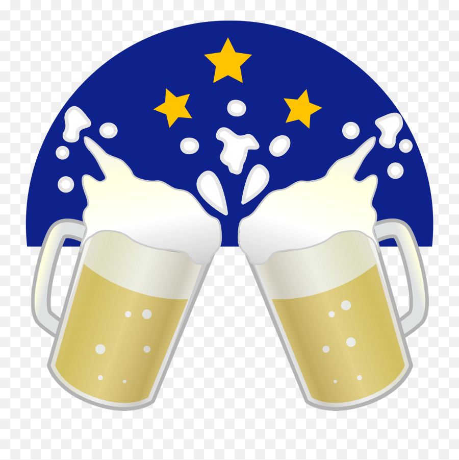 Beer Mugs Clipart Free Download Transparent Png Creazilla - Illustration Emoji,Beer Cheers Emoji