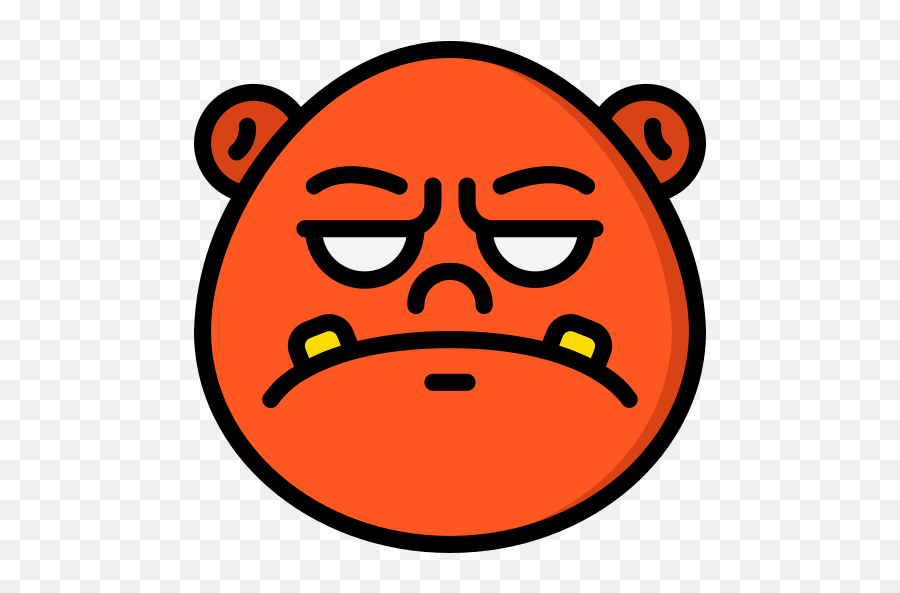 Grumpy - Dot Emoji,Grumpy Emojis