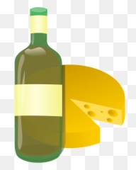Wine And Cheese Clipart - Png Emoji