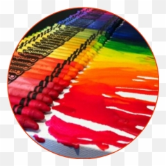 Crayons Crayon Colorful Color Colors Rainbow Rainbowaes - Circle Emoji,Crayon Emoji