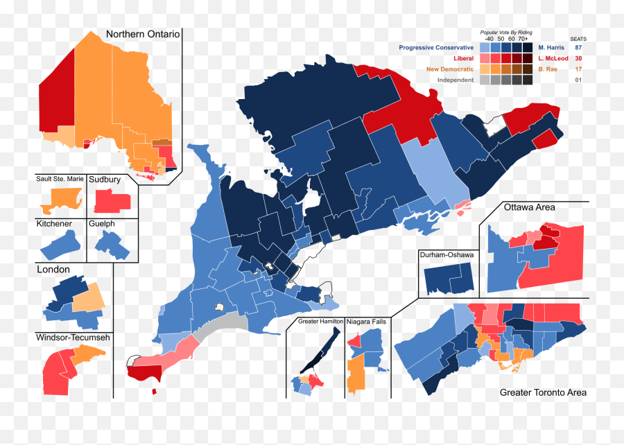 1995 Ontario General Election - Ontario Election Riding Map Emoji,Steve Harvey Emoji