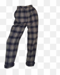 Pants Png And Vectors For Free Download - Blue Grey Plaid Emoji