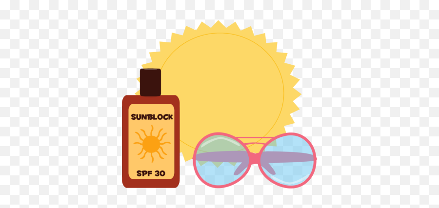 Sunglasses Clipart Sunscreen - Sun Protection Clip Art Emoji,Sunburn Emoji