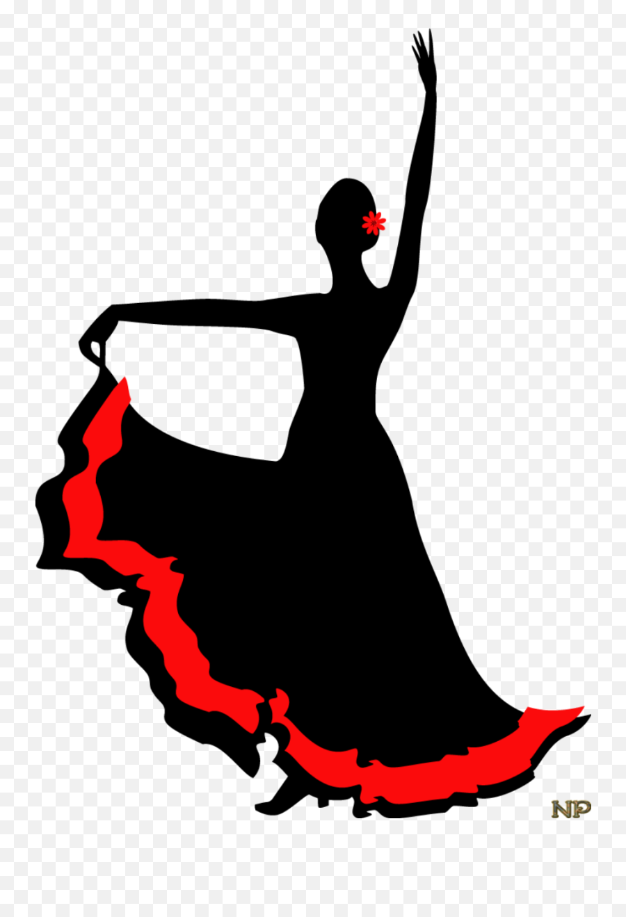 Dancer Clipart Flamenco Dancer Dancer - Happy International Dance Day 2019 Emoji,Flamenco Emoji