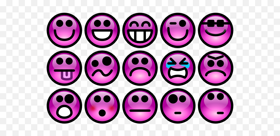 Purple Emoticons - Computer Smiley Face Icon Emoji,Testicle Emoji