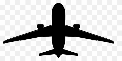 Free Plane Airplane Vectors - Black Plane Clipart Emoji,Airplane Emoticon