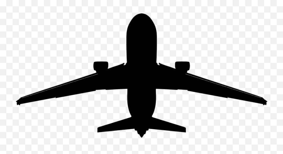 Free Plane Airplane Vectors - Black Plane Clipart Emoji,Airplane Emoticon