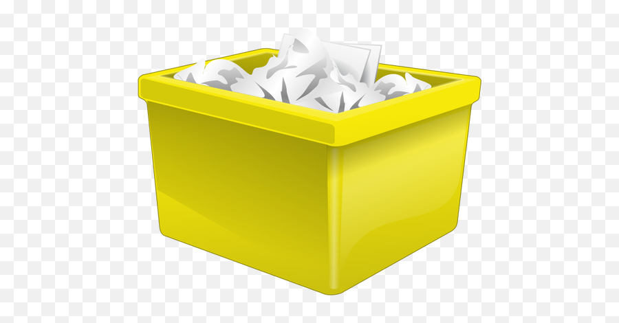 Box Filled With Paper Vector Graphics - Box Filled With Paper Emoji,Cardboard Box Emoji