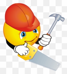 5 At Work Emoticons Images - Site Under Construction Emoji