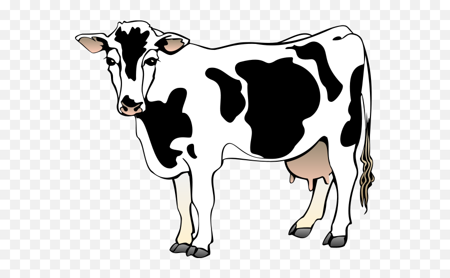 Cow Clip Art 2 - Cow Clipart Emoji,Cow And Man Emoji
