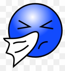 Free Sneeze Emoticon Download Clip Art - Emoji
