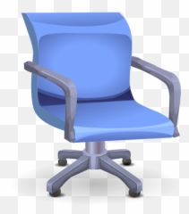 Blue Office Chair - Sketsa Gambar Meja Dan Kursi Kantor Emoji,Rocking Chair Emoji